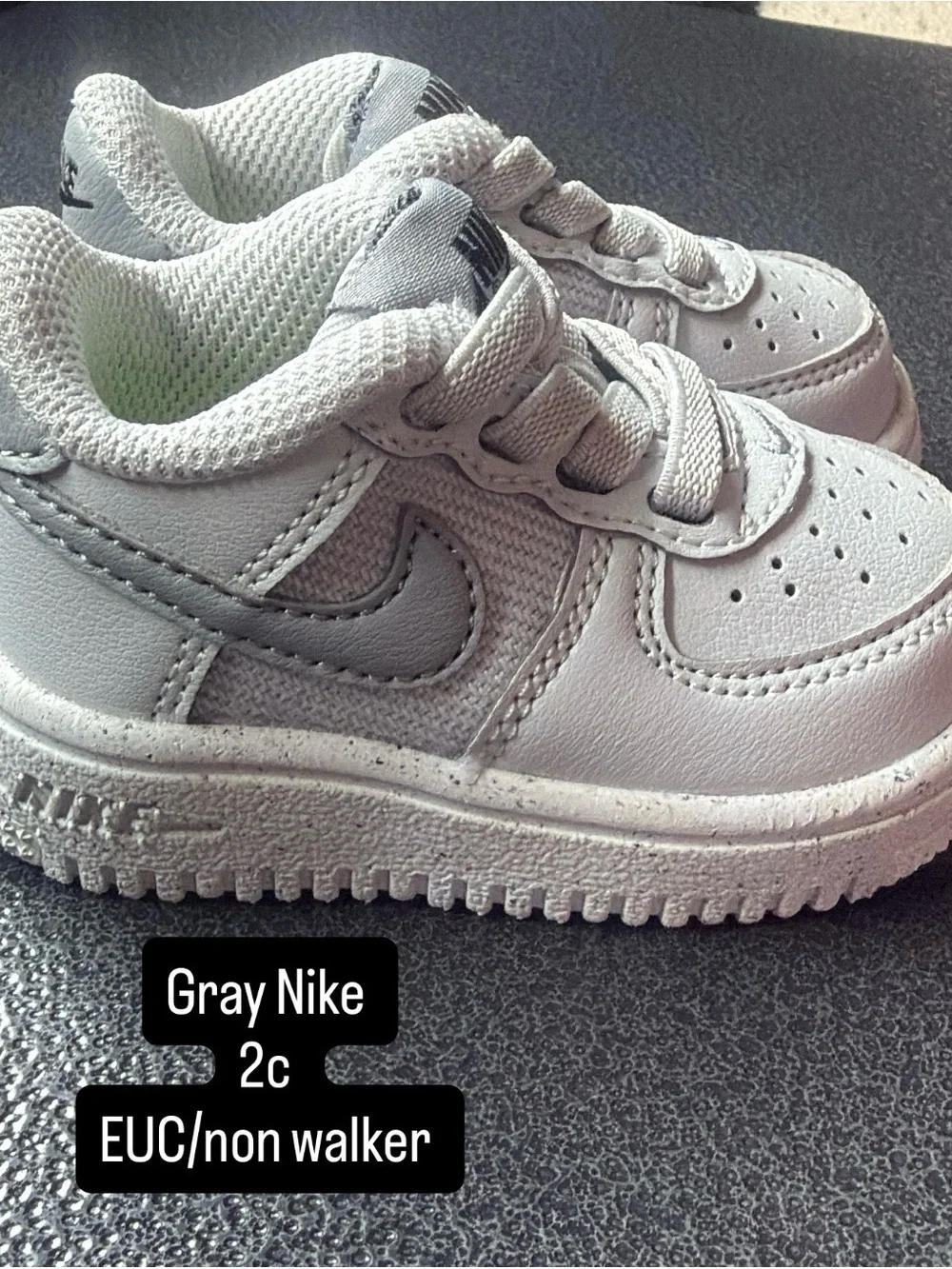 Nike Toddler Gray Low-Top Sneakers